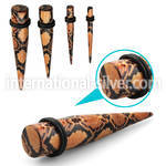 tpabr tapers acrylic body jewelry ear lobe