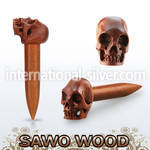 tpsask tapers organic body jewelry ear lobe