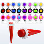 tpsvr tapers acrylic body jewelry ear lobe