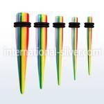 tpvrb tapers acrylic body jewelry ear lobe