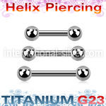 ubber31 straight barbells titanium g23 implant grade eyebrow
