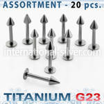ublk04 labrets lip rings titanium g23 implant grade labrets chin
