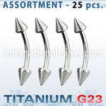 ublk19 micro curved barbells titanium g23 implant grade eyebrow