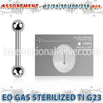ublk481 straight barbells titanium g23 implant grade eyebrow
