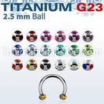 ucbemj25 horseshoes titanium g23 implant grade nose