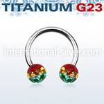 ucbfr6r horseshoes titanium g23 implant grade belly button