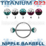 uefnpe5 straight barbells titanium g23 implant grade nipple