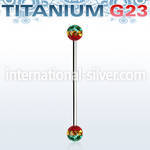 uinfr5r straight barbells titanium g23 implant grade 