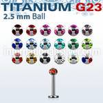 ulbca25 labrets lip rings titanium g23 implant grade labrets chin