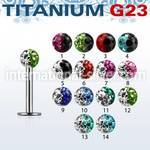 ulbfr3e labrets lip rings titanium g23 implant grade labrets chin
