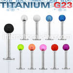 uluvb3 labrets lip rings titanium g23 with acrylic parts labrets chin