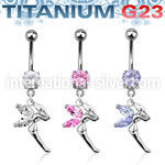 umcdz103 belly rings titanium g23 implant grade belly button