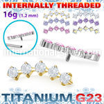 ushz27in titanium curve top five prong cz