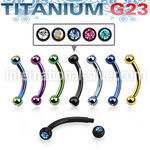 utbne2c micro curved barbells anodized titanium g23 implant grade eyebrow