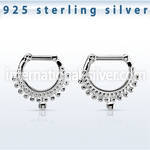 vsepm14 straight barbells silver 925 septum