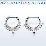 vsepm16 straight barbells silver 925 septum