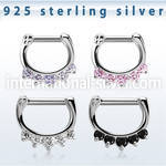 vsepq14 straight barbells silver 925 septum