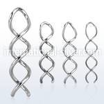 wrb tapers surgical steel 316l ear lobe