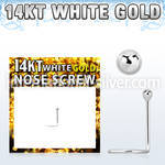 wscb1 l shape nose studs gold nose