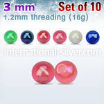 xabuvb3 loose body jewelry parts acrylic body jewelry 