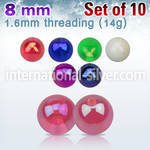 xabuvb8 loose body jewelry parts acrylic body jewelry 