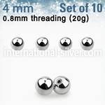 xbal4xs loose body jewelry parts surgical steel 316l belly button