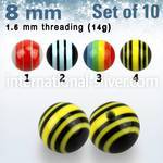 xbbd8 loose body jewelry parts acrylic body jewelry belly button