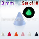 xglcn3 loose body jewelry parts acrylic body jewelry 