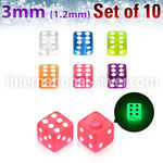 xgldi3 loose body jewelry parts acrylic body jewelry 