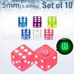 xgldi5 loose body jewelry parts acrylic body jewelry belly button