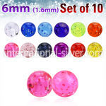 xgtb6 loose body jewelry parts acrylic body jewelry belly button
