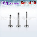 xlb16g loose body jewelry parts surgical steel 316l belly button