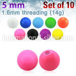 xsab5 loose body jewelry parts acrylic body jewelry belly button