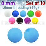 xsab8 loose body jewelry parts acrylic body jewelry belly button