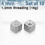 xsdi4s loose body jewelry parts surgical steel 316l belly button