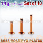 xttlb14g loose body jewelry parts anodized surgical steel 316l 