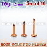xttlb16g loose body jewelry parts anodized surgical steel 316l 