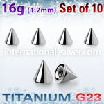 xucon3 loose body jewelry parts titanium g23 implant grade belly button