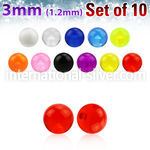 xuvb3 loose body jewelry parts acrylic body jewelry 