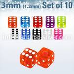 xuvdi3 loose body jewelry parts acrylic body jewelry 