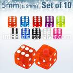 xuvdi5 loose body jewelry parts acrylic body jewelry belly button