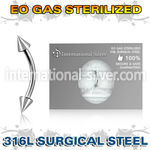 zbnecn micro curved barbells surgical steel 316l eyebrow
