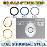 zseght sterilized pvd plating steel hinged segment hoop