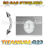 zubnecn micro curved barbells titanium g23 implant grade eyebrow